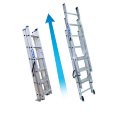 ladder aluminium folding telescopic  8 meter Aluminum Telescopic Part Lightweight ladder aluminium